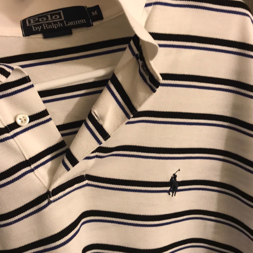 Polo Ralph Lauren Black&Blue Striped Polo